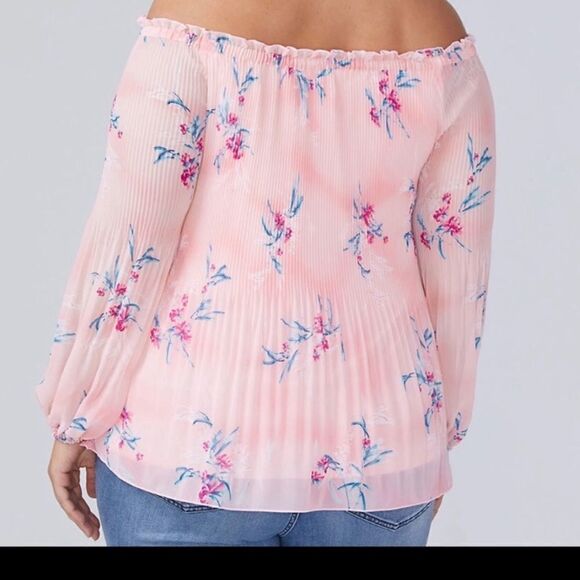 Lane Bryant Off The Shoulder Blouse - Picture 3 of 6